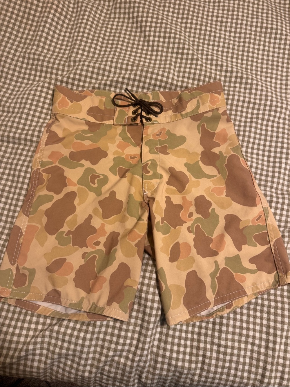 Birdwell Men’s Camo Board Shorts - Tan, Brown, Green